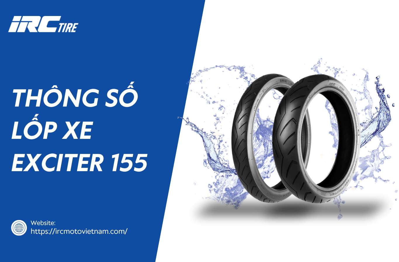 Thông số lốp xe Exciter 155 và cách chọn lốp thay thế phù hợp