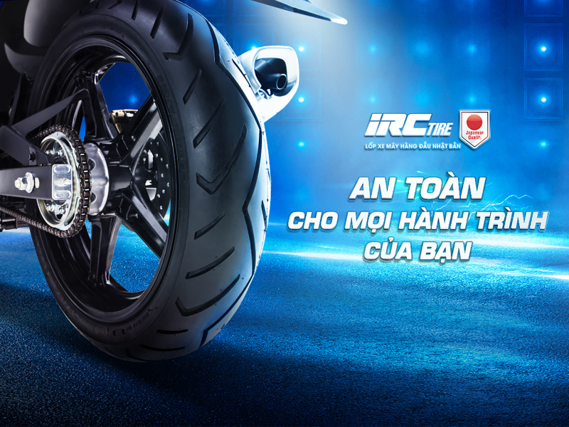 WHY IRC TIRE IS THE MOST CHOICED OF MANY MANUFACTOR MOTORBIKE ?