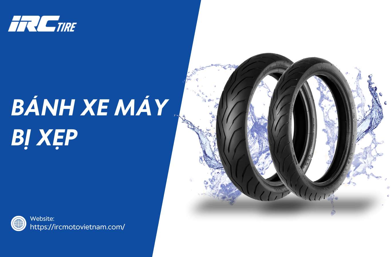 Bánh xe máy bị xẹp - Nguyên nhân và cách khắc phục