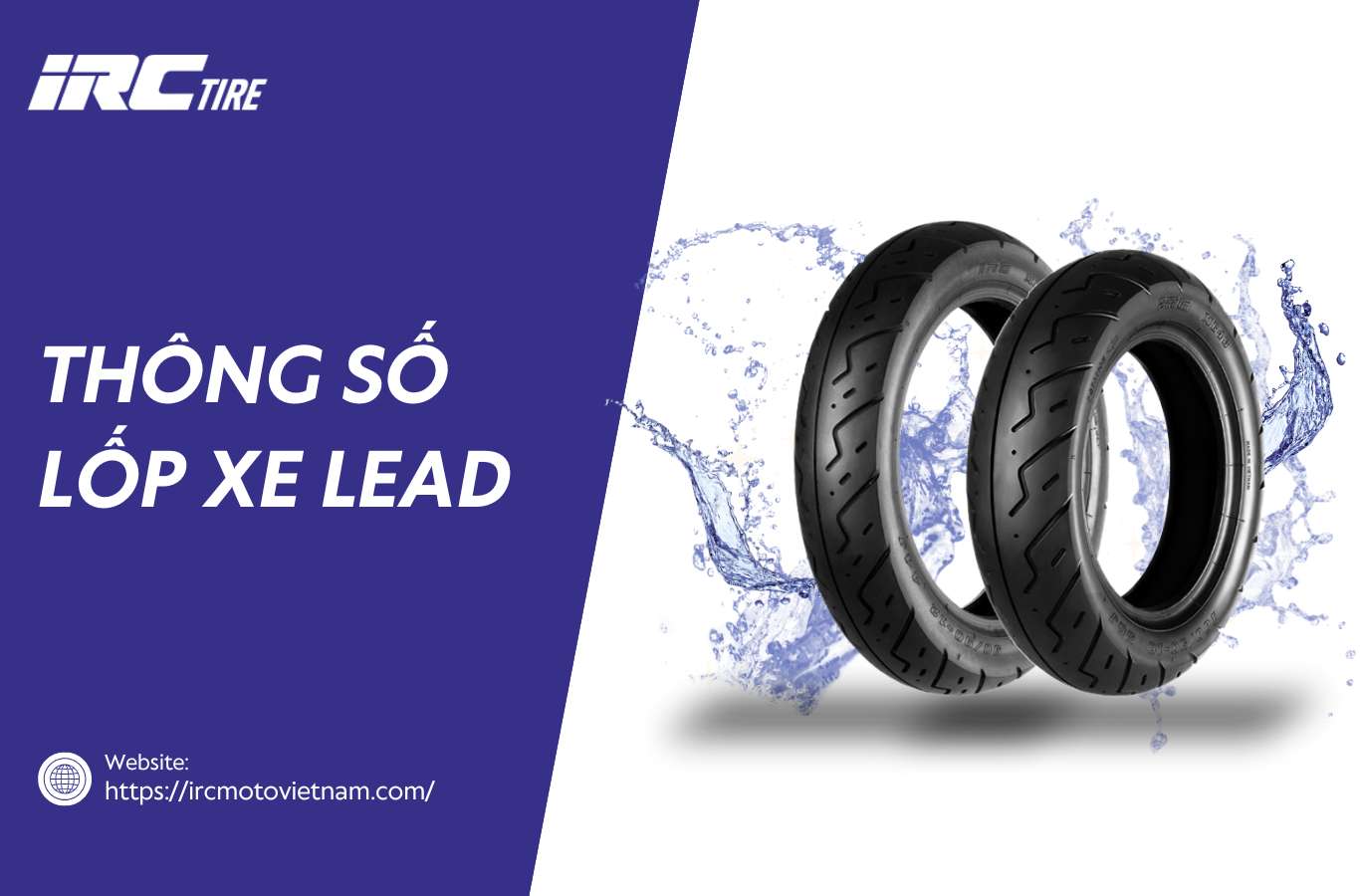 Thông số lốp xe Lead 110/125 và những lưu ý khi chọn lốp thay thế