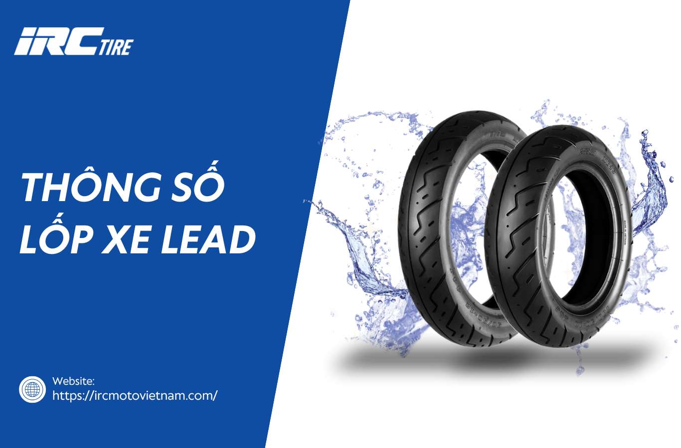 Thông số lốp xe Lead 110/125 và những lưu ý khi chọn lốp thay thế