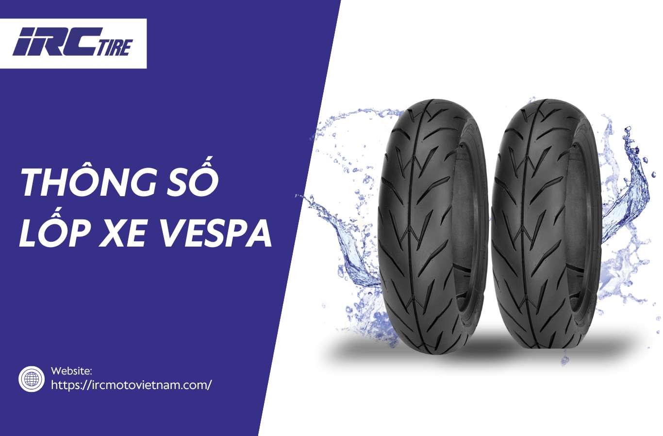 Thông số lốp xe Vespa và những lưu ý khi chọn lốp thay thế