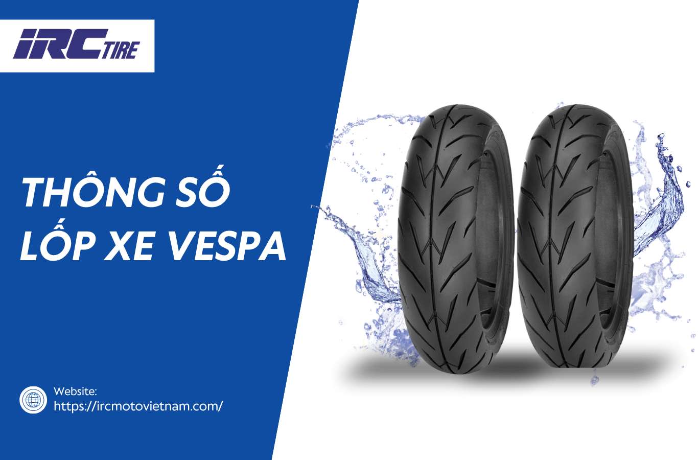 Thông số lốp xe Vespa và những lưu ý khi chọn lốp thay thế