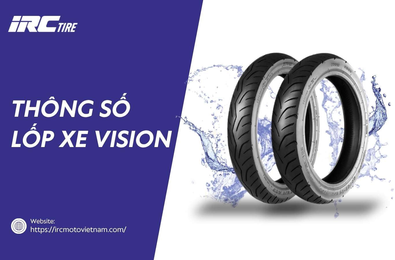 Thông số lốp xe Vision & Những điều cần biết khi thay lốp mới