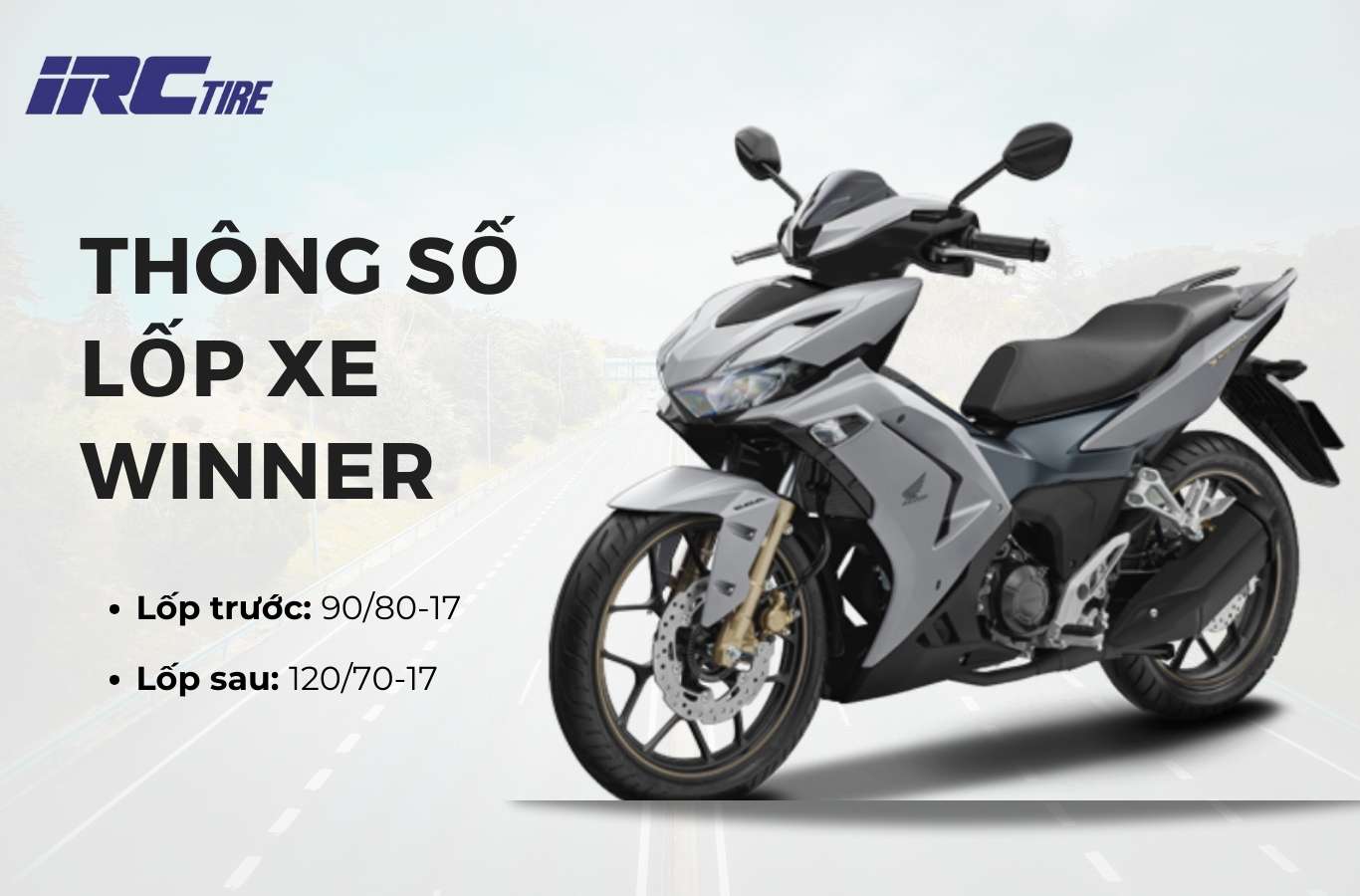 Thông số lốp xe Winner