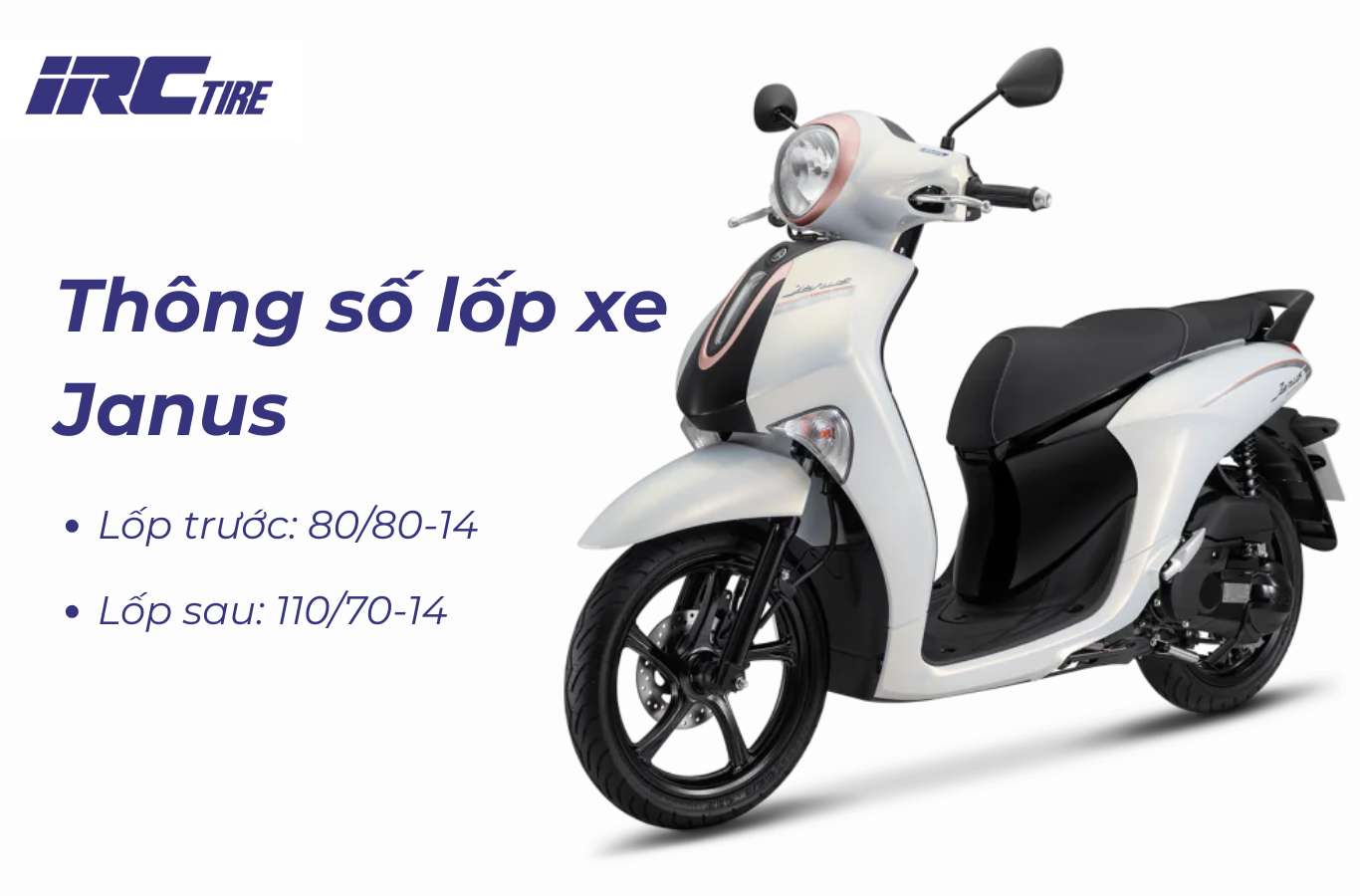 Thông số lốp xe Janus