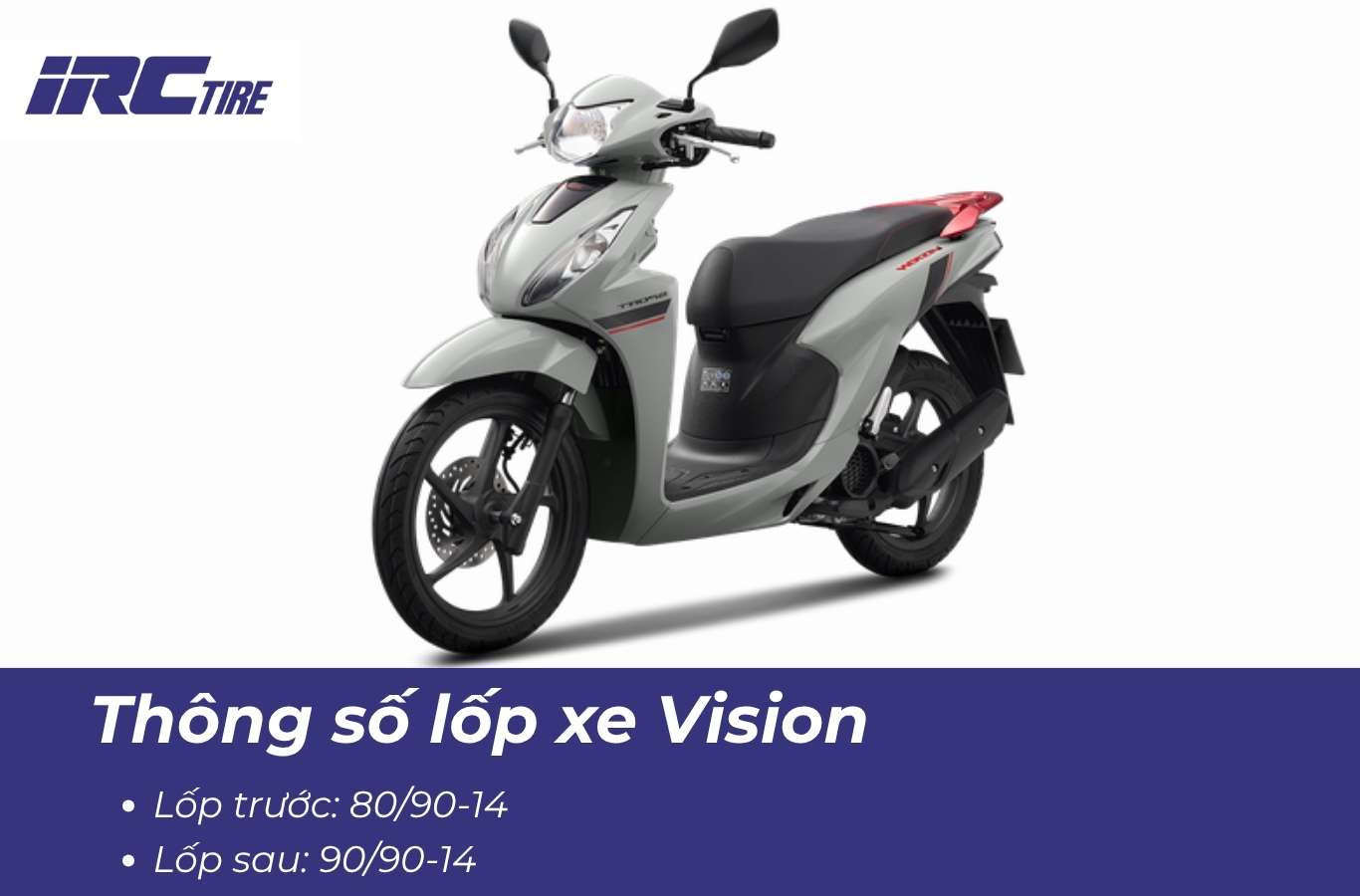Thông số lốp xe Vision