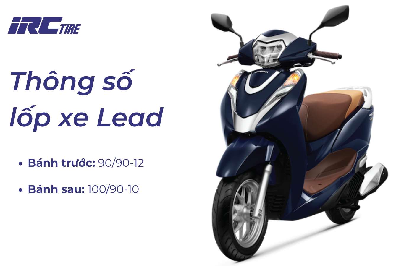 Thông số lốp xe Lead