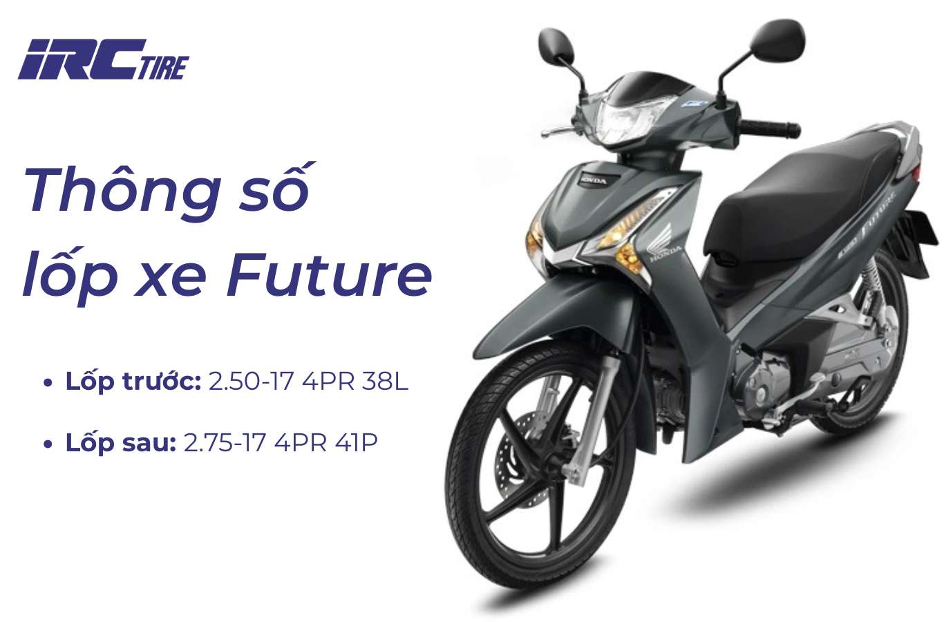 Thông số lốp xe Future