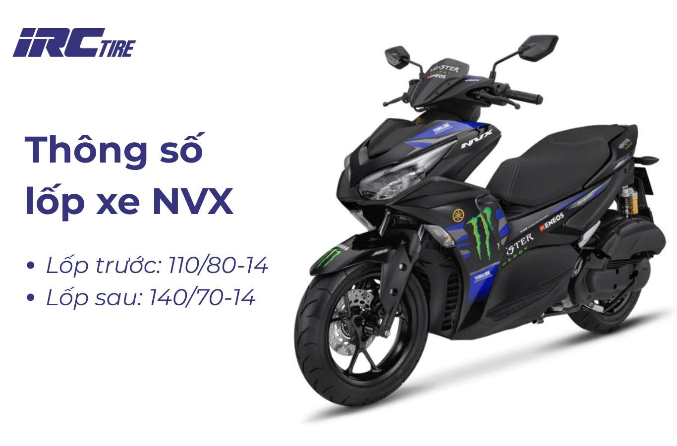 Thông số lốp xe NVX