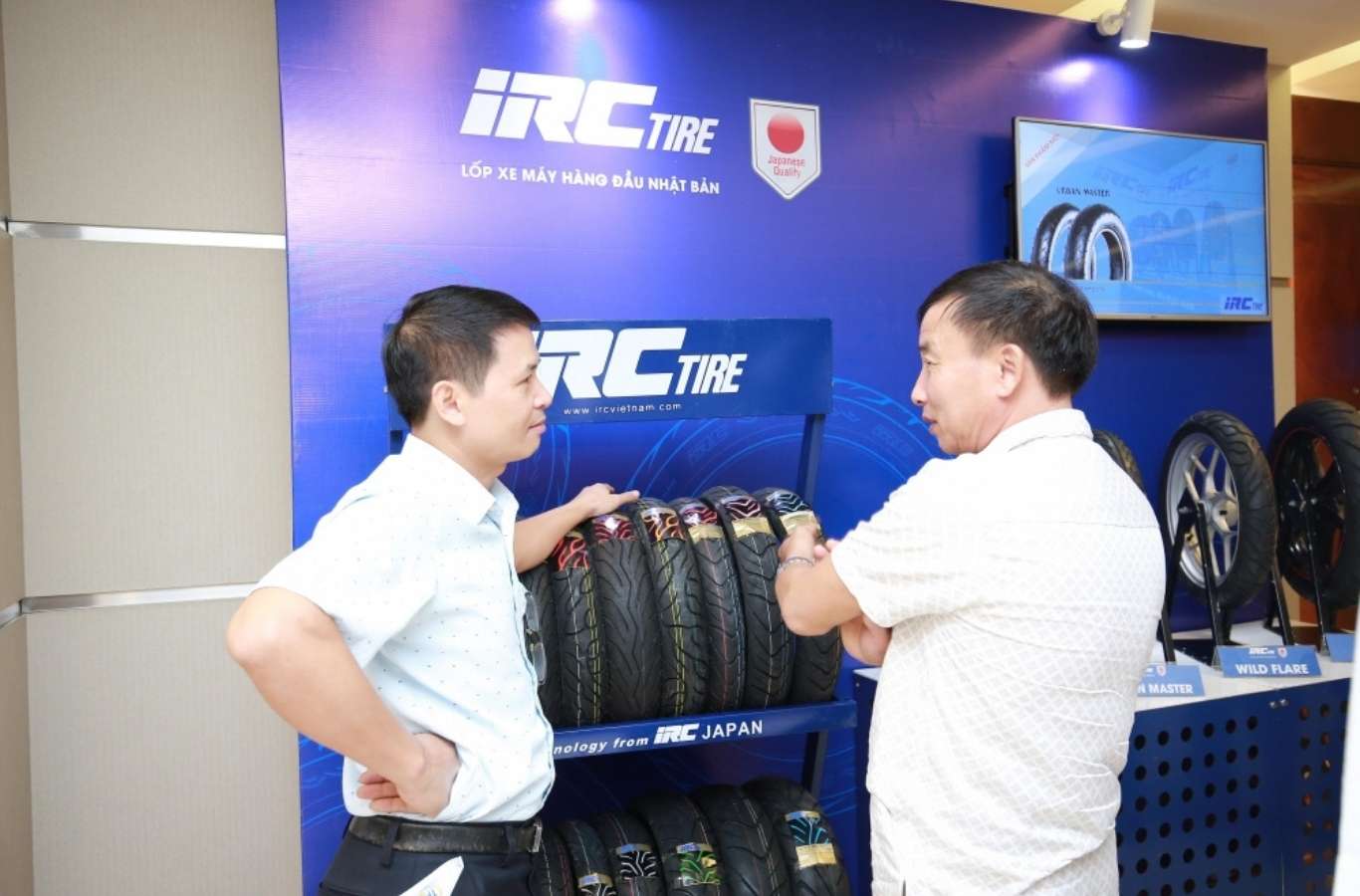 IRC - Địa chỉ thay lốp xe Vision uy tín