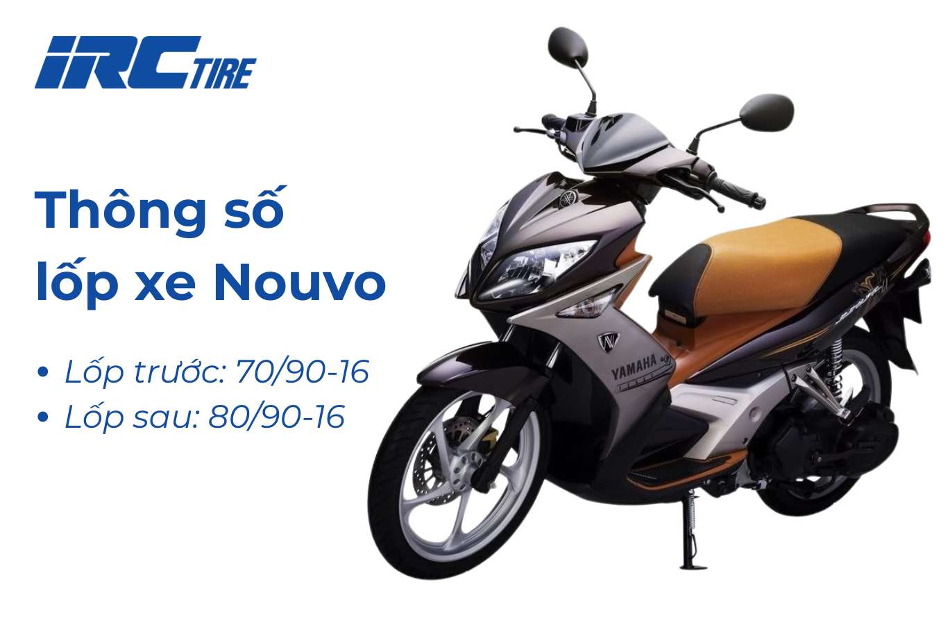 Thông số lốp xe Nouvo